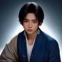 jojo飙马野郎深度研究员郎哥的工作照，留着短须，正在手写研究笔记，桌上摆放着多台显示器，展现出严谨的研究型工作状态